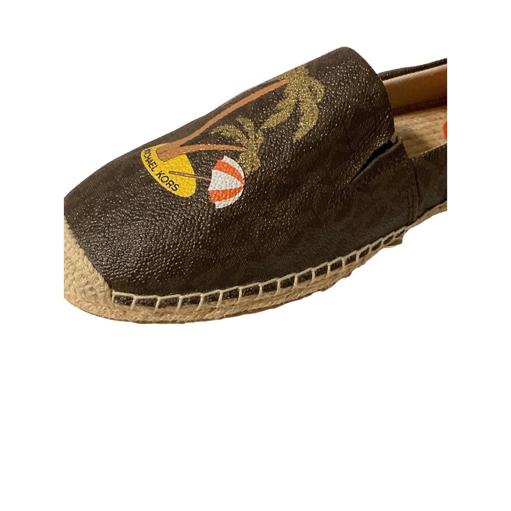 Michael Kors Brown Espadrille Flats